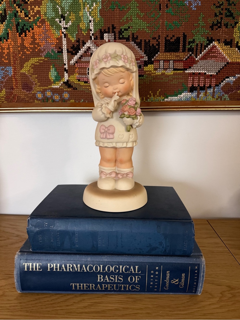Vintage Enesco Bride Figurine Memories of Yesterday 9” Porcelain